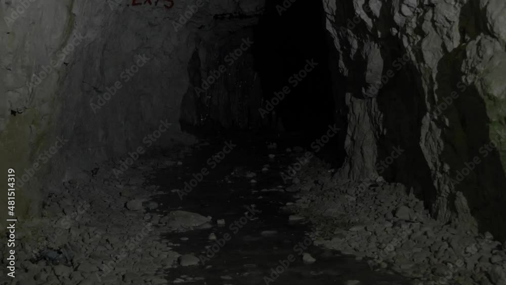 Entrance View To The Dark Cave. - handheld