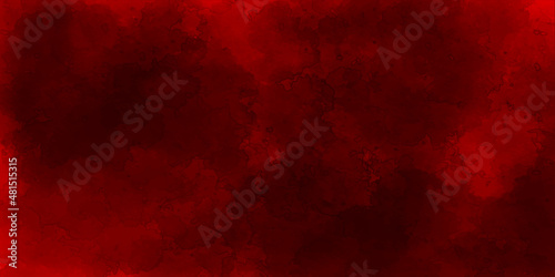 Red abstract grunge watercolor vector background. Dark red grungy canvas background or texture. abstract red grunge background with copy space for text or image. old stone wall. 