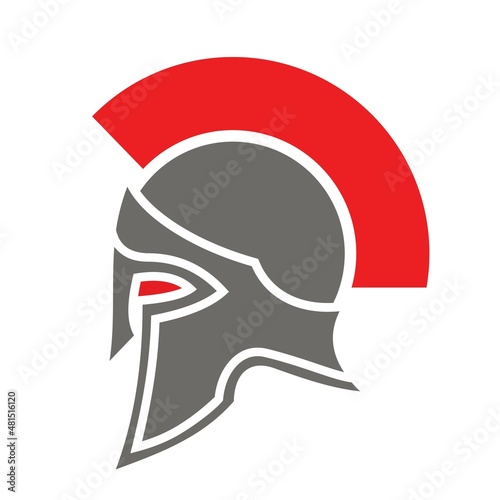 sparta helmet icon vector design