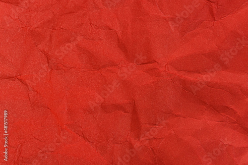 texture matte red crumpled paper background. paper textures and backgrounds. red background, 