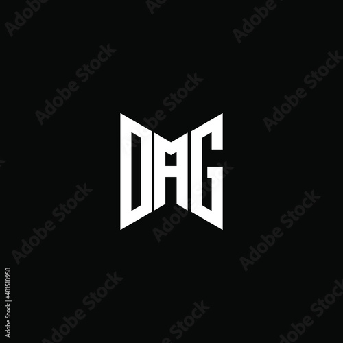 DAG letter logo creative design. DAG unique design