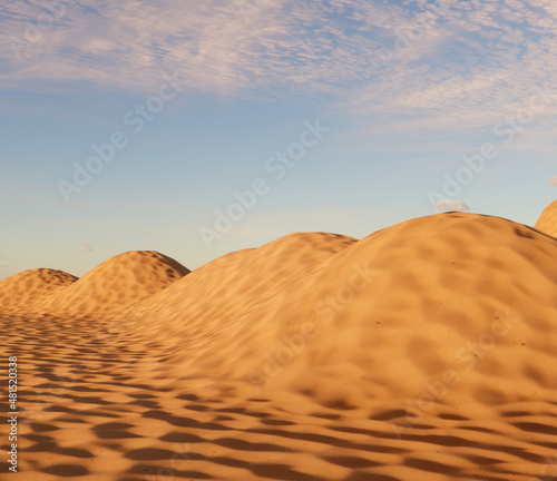 Desert landscape scene background