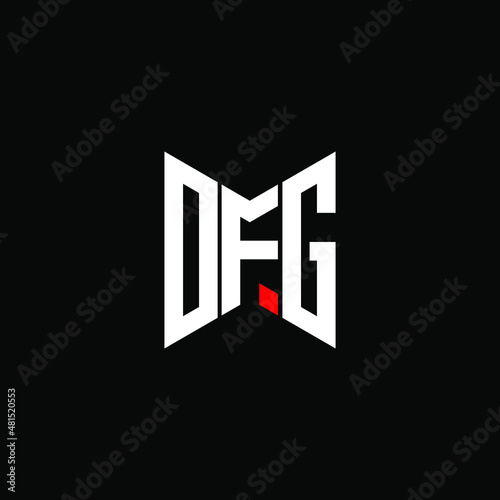 DFG letter logo creative design. DFG unique design photo