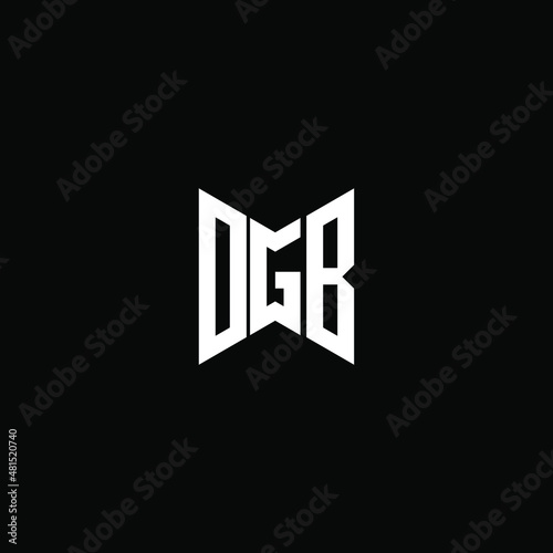 DGB letter logo creative design. DGB unique design photo