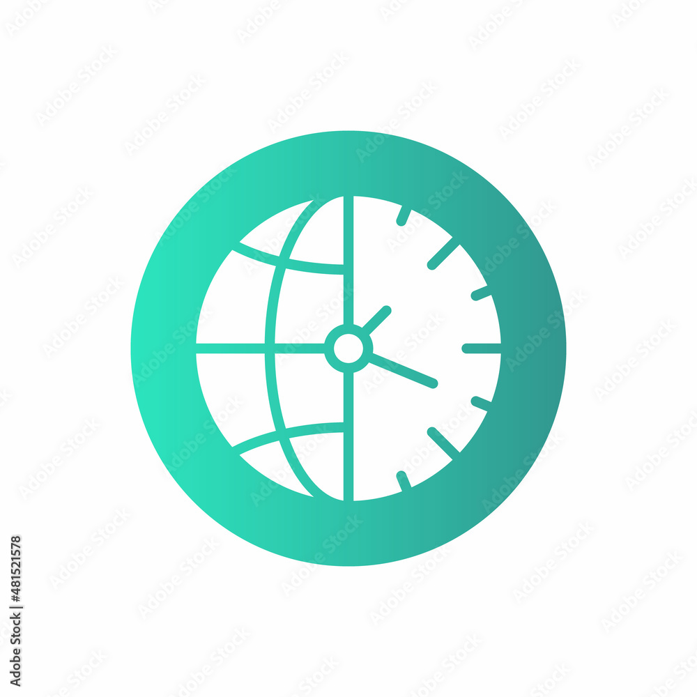 time zone icon vector time zone icon vector