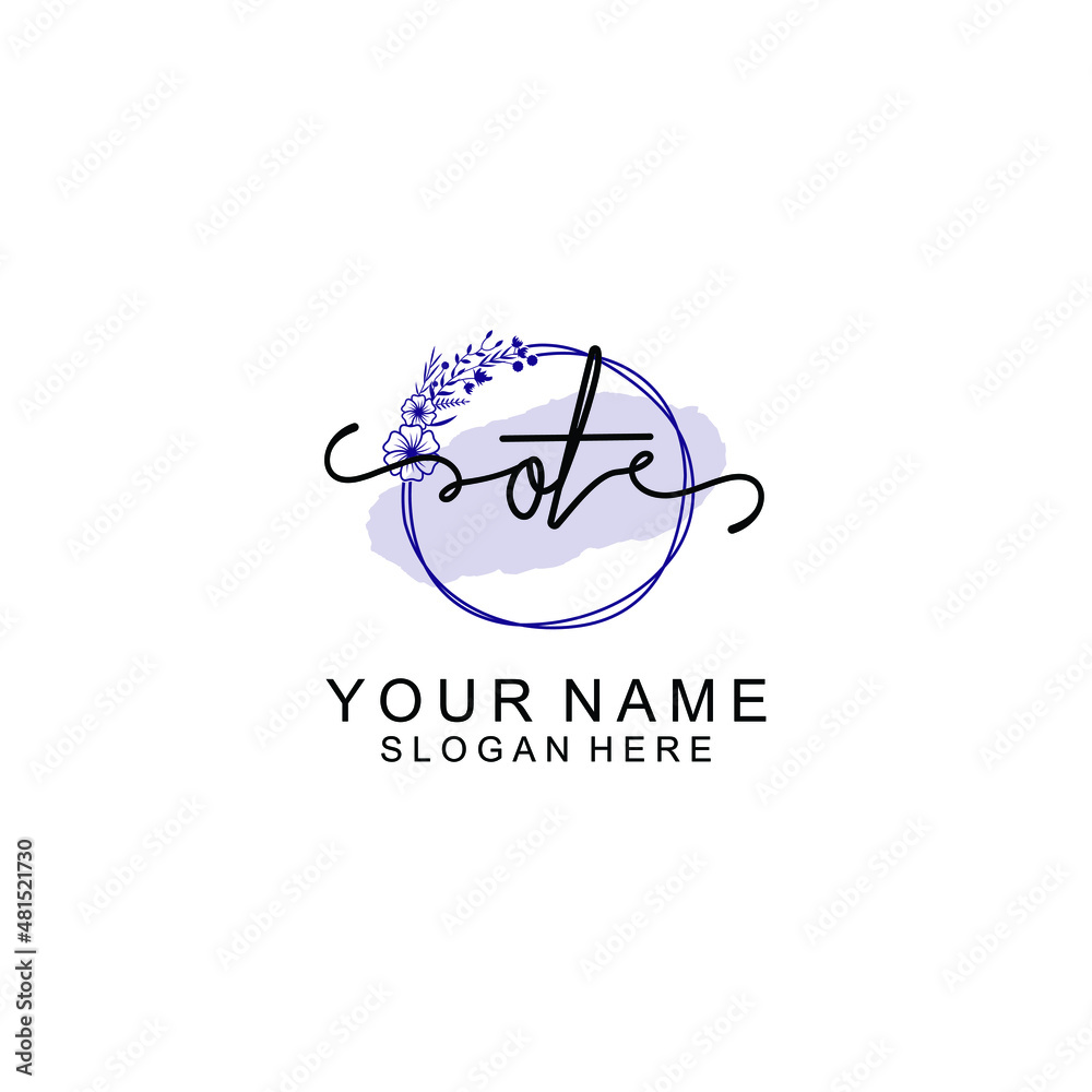 Initial OT beauty monogram and elegant logo design handwriting logo of initial signature Initial OT beauty monogram and elegant logo design handwriting logo of initial signature