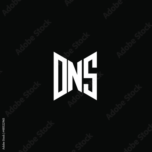 DNS letter logo creative design. DNS unique design