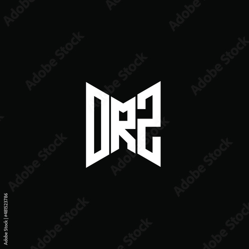 DRZ letter logo creative design. DRZ unique design photo