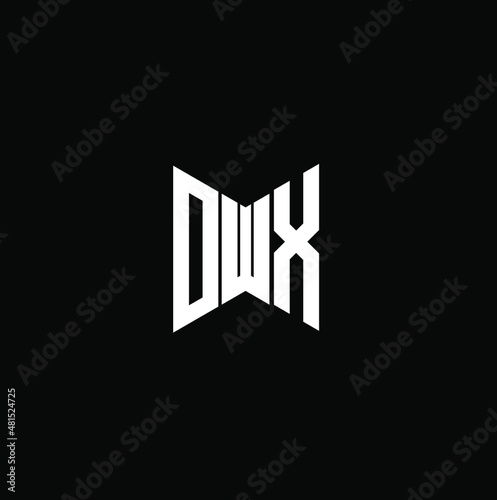 DWX letter logo creative design. DWX unique design photo