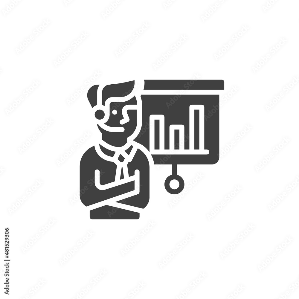 Business Coaching vector icon
