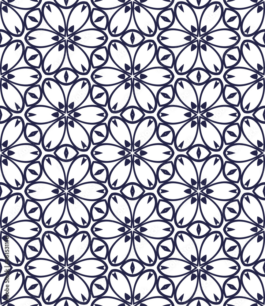 Seamless vector background. Decorative print design Seamless vector background. Decorative print design