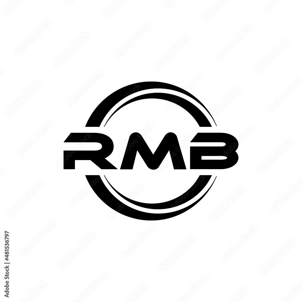 RMB letter logo design with white background in illustrator, vector logo modern alphabet font overlap style. calligraphy designs for logo, Poster, Invitation, etc. RMB letter logo design with white background in illustrator, vector logo modern alphabet font overlap style. calligraphy designs for logo, Poster, Invitation, etc.
