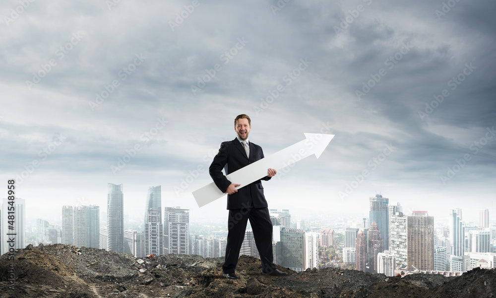 Successful businessman and development Successful businessman and development