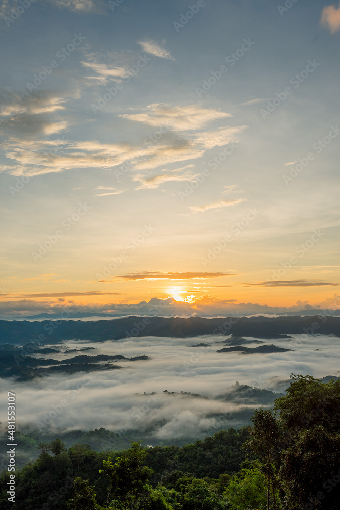 Take a morning view at the top of the mountain. Take a morning view at the top of the mountain.