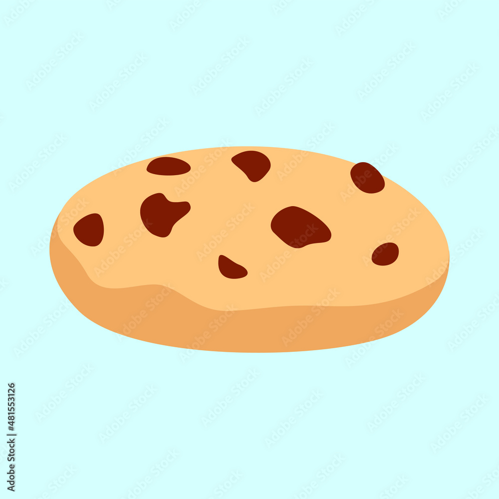 Cookies Cartoon Flat Vector Illustration Cookies Cartoon Flat Vector Illustration