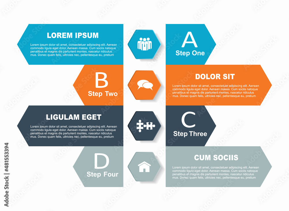 Infographic design template with place for your data. Vector illustration.