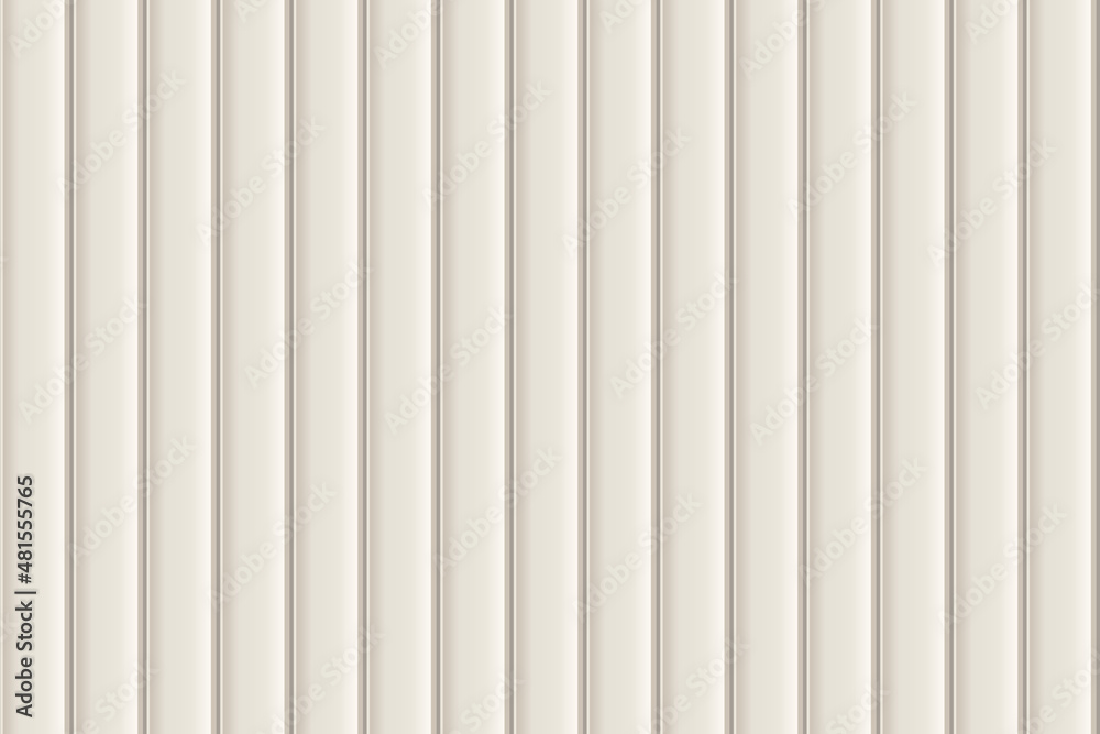 White vertical wooden, metal, or plastic seamless siding pattern of building cladding. Abstract vector pattern with texture. Horizontal wall decor for warehouse facade. Vinyl floor backhround White vertical wooden, metal, or plastic seamless siding pattern of building cladding. Abstract vector pattern with texture. Horizontal wall decor for warehouse facade. Vinyl floor backhround