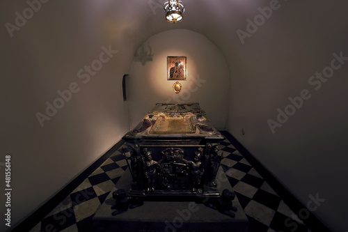 Crypt under the Silver Bells Tower at Wawel Cathedral, Poland Krakow
