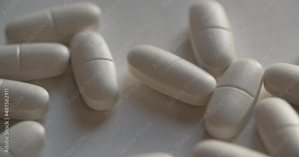 Medical Pills On White Background Medical Pills On White Background