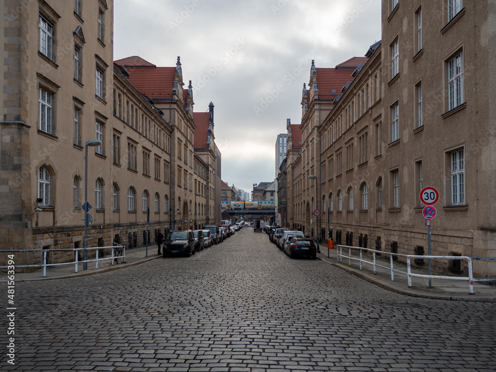 Berlin city streets.