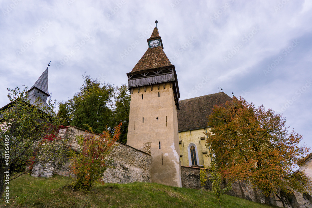 Medieval tower in Biertan
