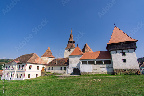 The medieval fortified chruch in Archita photo