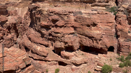 Around the Crussader Castle at el - Habis in Petra - Jordan, World Heritage Site
