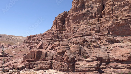 Around the Crussader Castle at el - Habis in Petra - Jordan  World Heritage Site