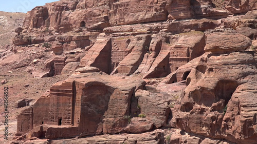 Around the Crussader Castle at el - Habis in Petra - Jordan, World Heritage Site