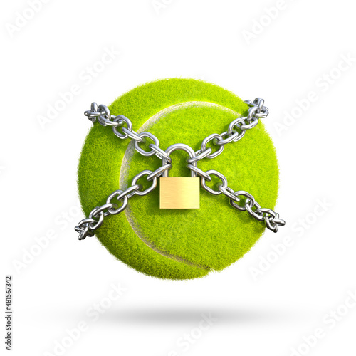 Piłka tenisowa łańcuchy