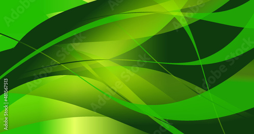 Abstract green background with lines