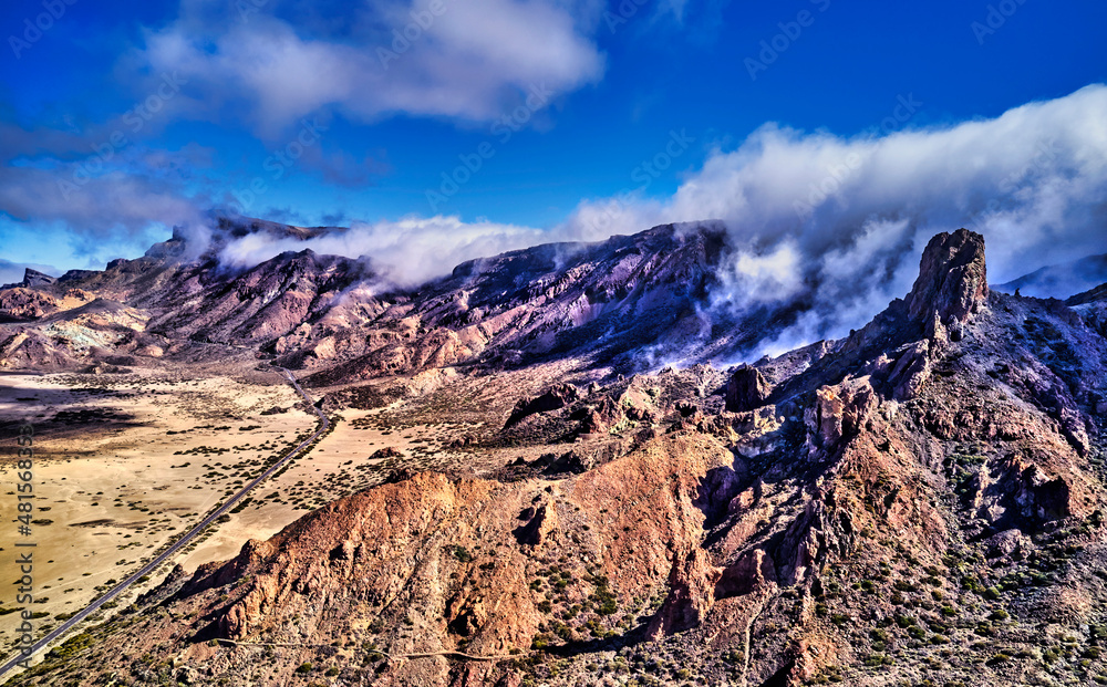 del Teide National Park, Tenerife, Canary Islands, Spain.