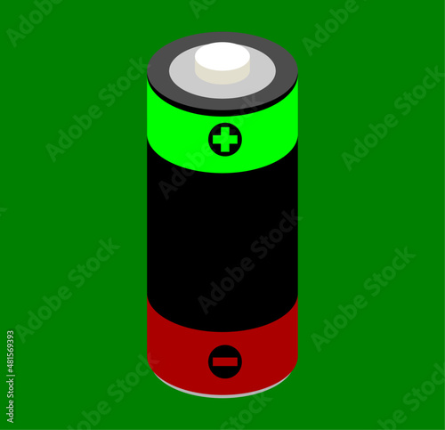 vector icon electric battery, rechargeable battery