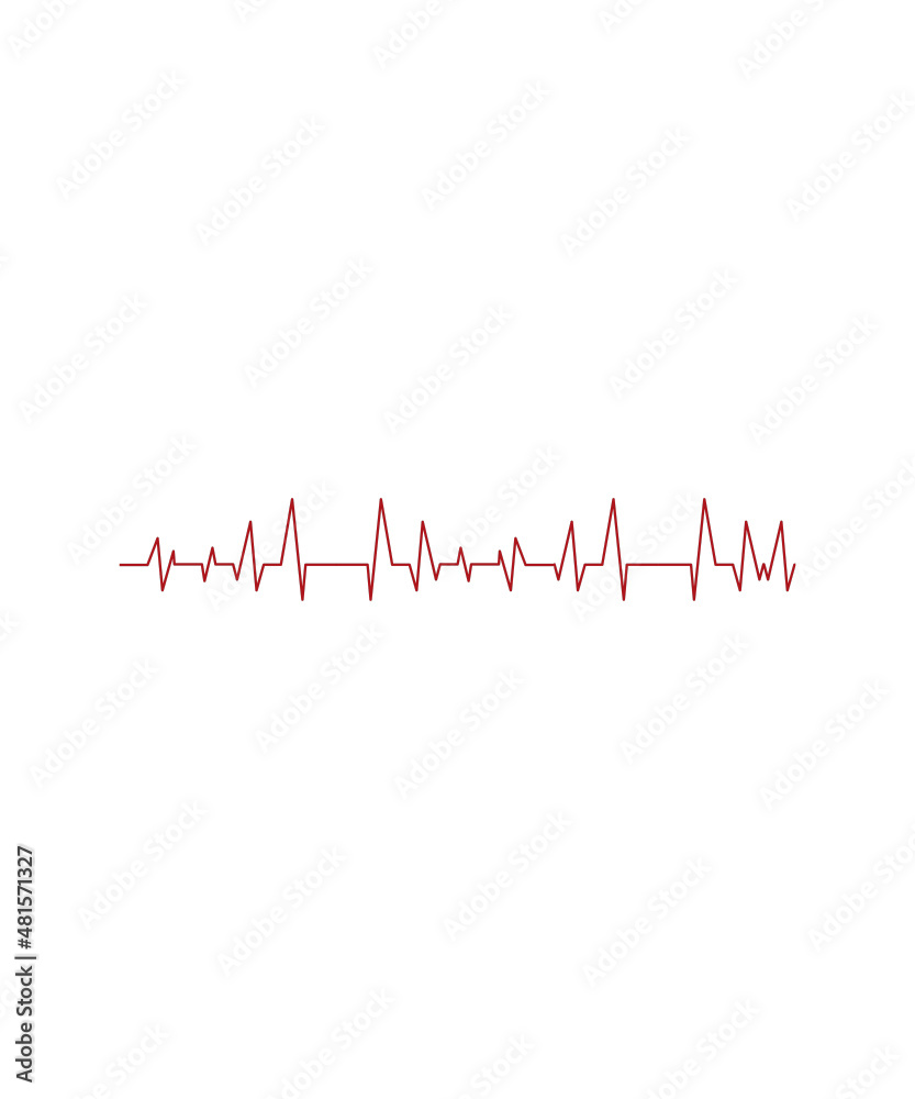 Heartbeat Icon, Heart Beat Vector
