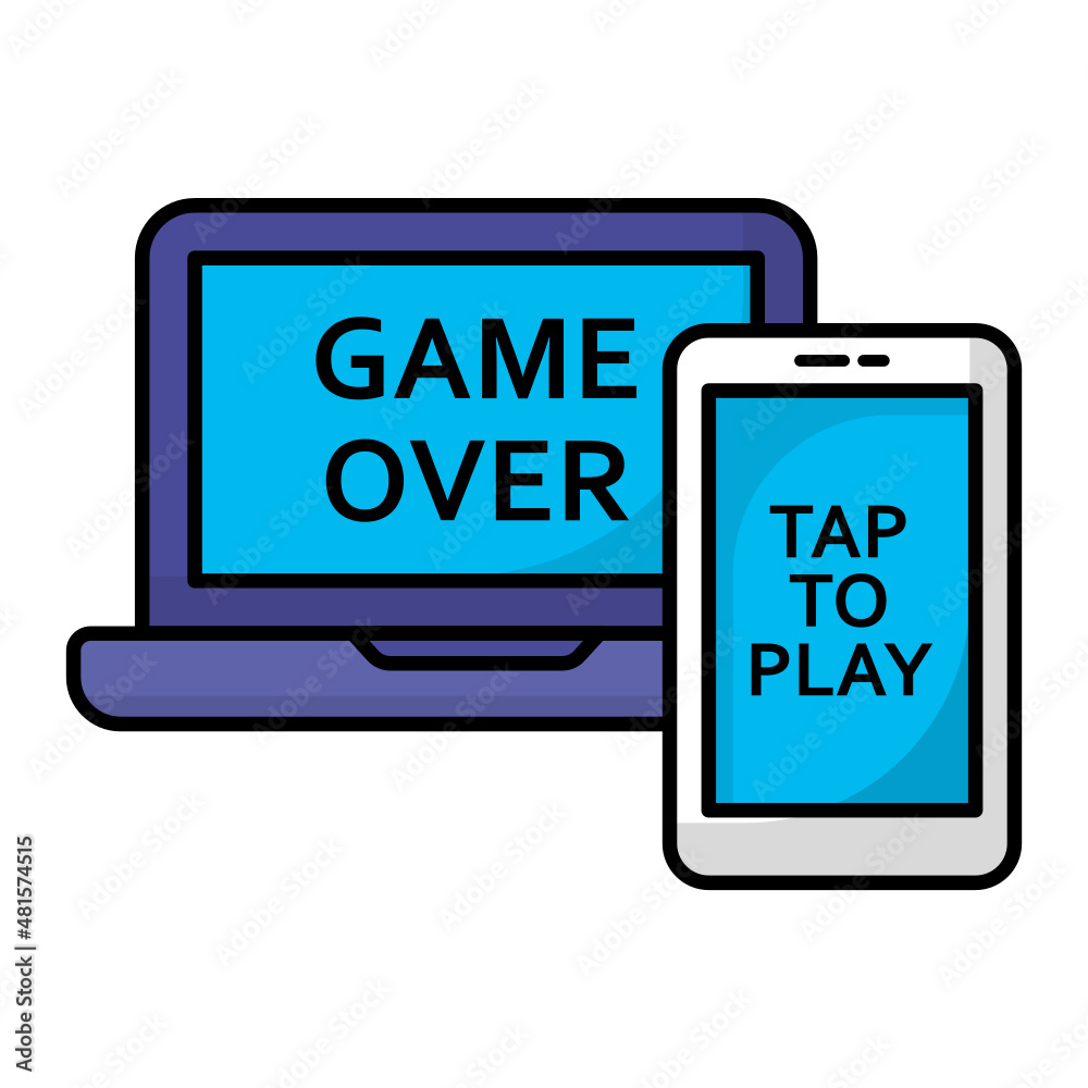 Tap to Play again Display Message Vector Icon Design, E-sports or mind sport Symbol, Digital sports Equipment Sign, Video games hardware Stock illustration, Game Over Screen Concept, Tap to Play again Display Message Vector Icon Design, E-sports or mind sport Symbol, Digital sports Equipment Sign, Video games hardware Stock illustration, Game Over Screen Concept,
