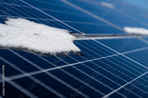 snow removal from solar panels - photovoltaics in winter