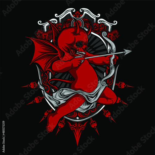devil cupid illustration