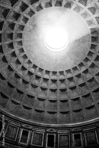 Roof of Pantheon in Rome