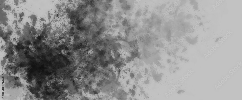 Obraz premium 抽象的 水墨画 テクスチャ