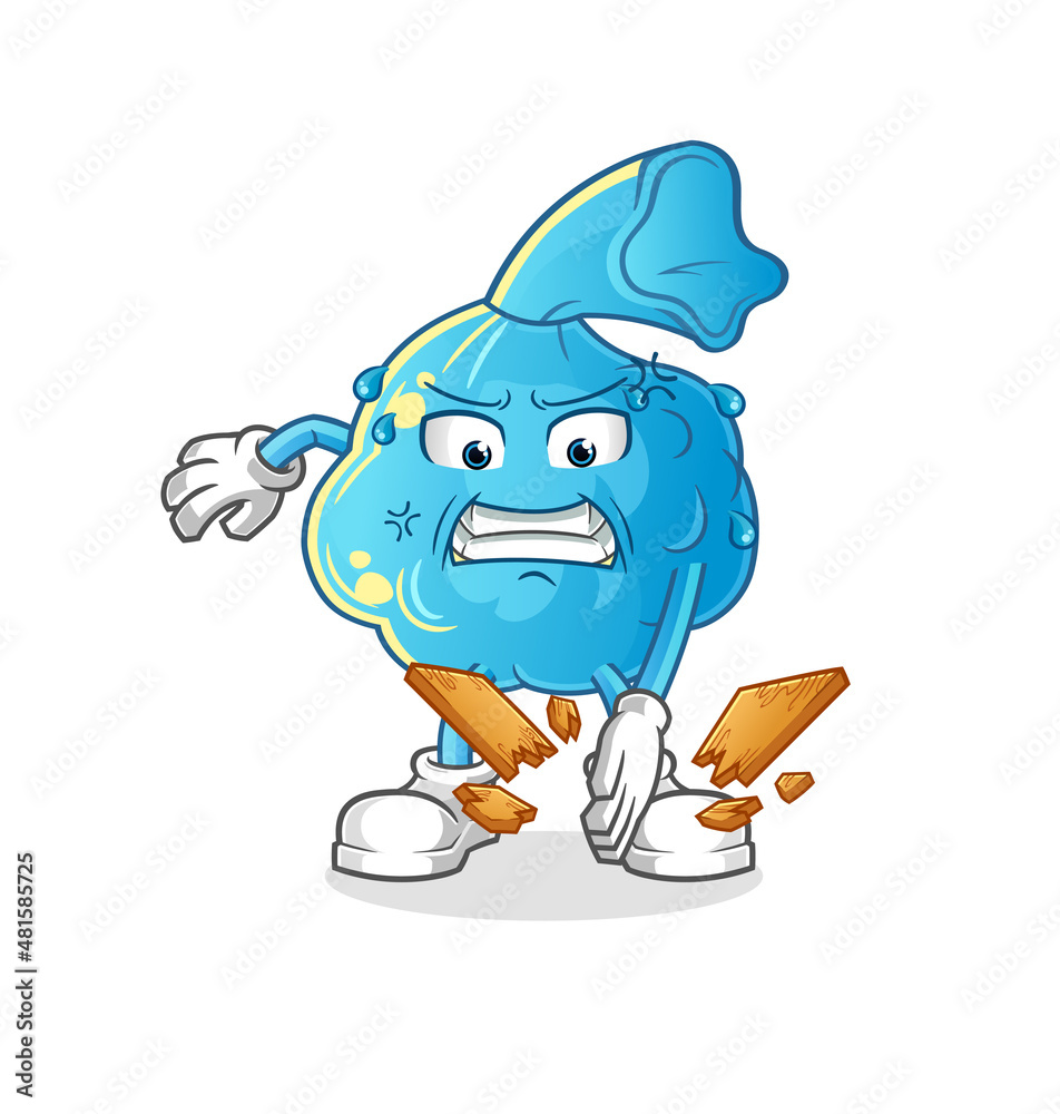 fever compress karate mascot. cartoon vector fever compress karate mascot. cartoon vector