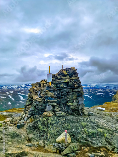 Skørsnøse mountain, Filefjell, Norway photo