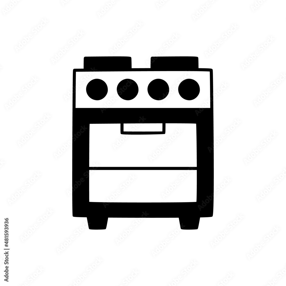 stove icon in black flat glyph, filled style isolated on white background stove icon in black flat glyph, filled style isolated on white background