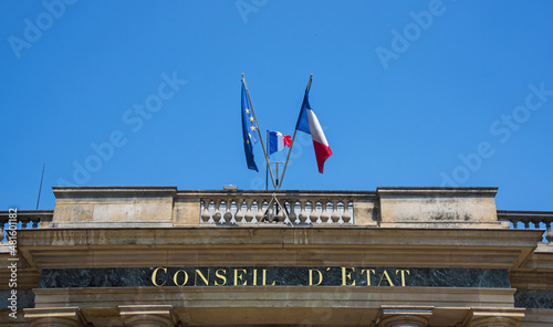 Le conseil d'état à Paris photo