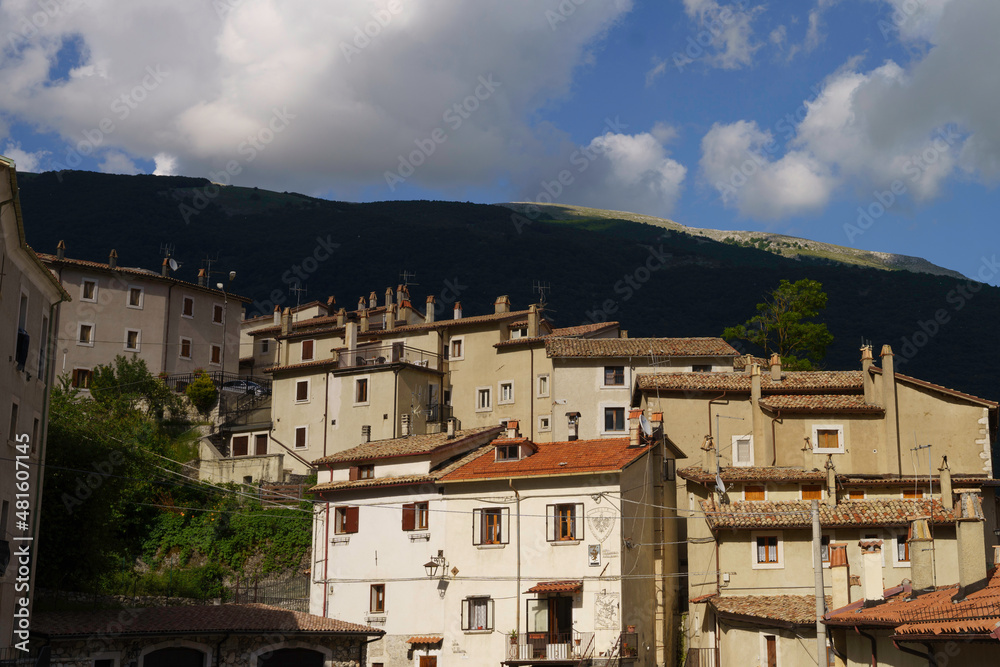 Villetta Barrea, old village in Abruzzi