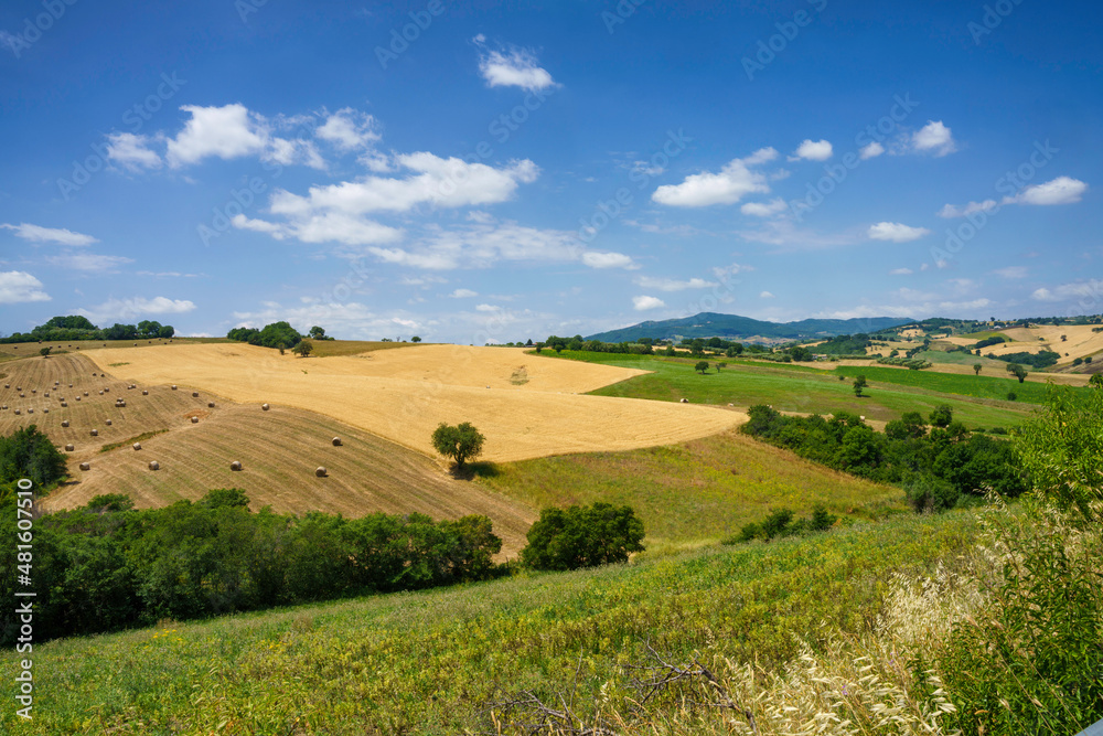 Landscape in Campobasso province, Molise, Italy