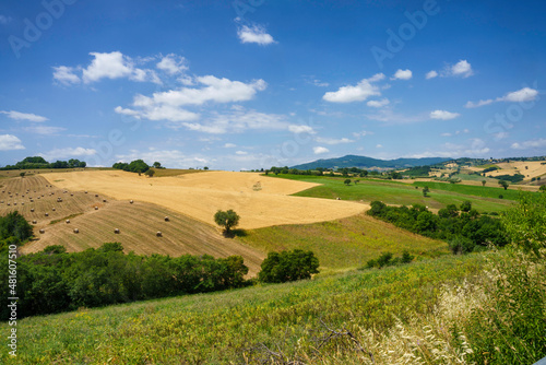 Landscape in Campobasso province, Molise, Italy photo