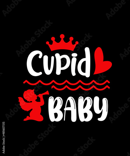 Cupid Baby Valentine's day t shirt design SVG