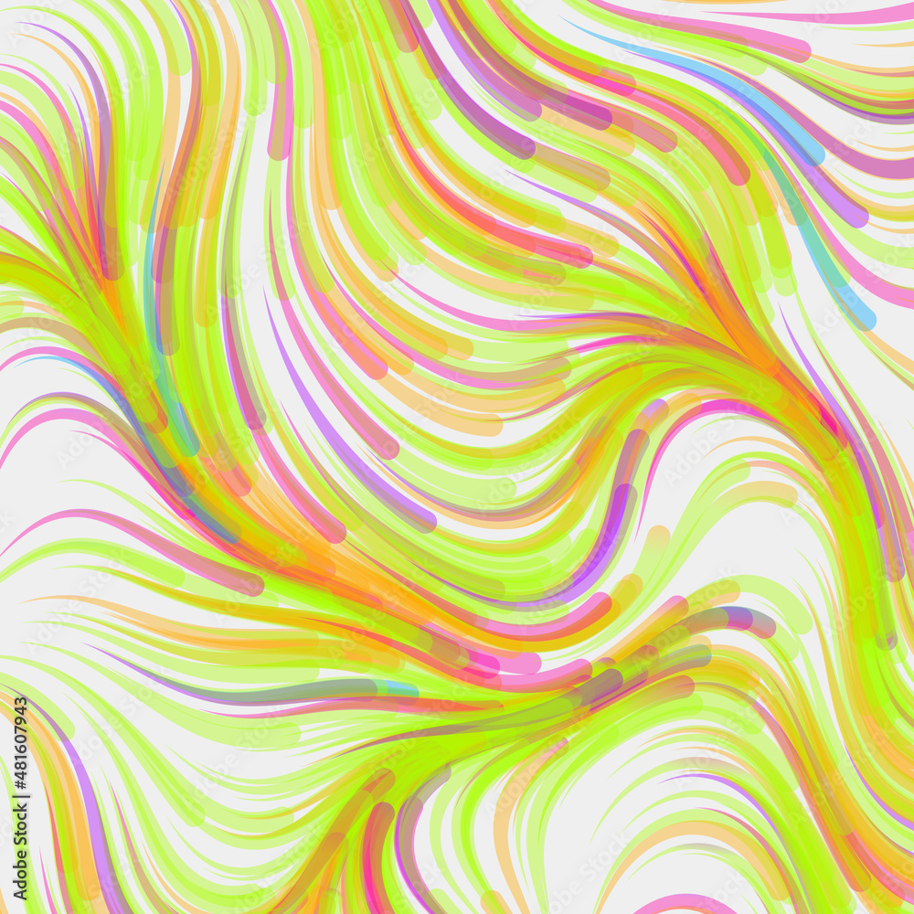 Fototapeta premium Abstract Perlin Noise Geometric Pattern generative computational art illustration