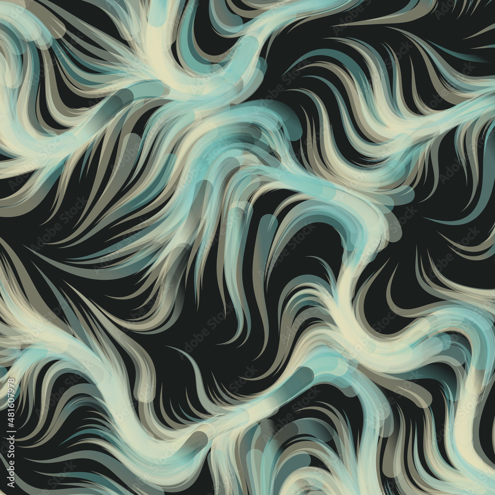 Abstract Perlin Noise Geometric Pattern generative computational art illustration