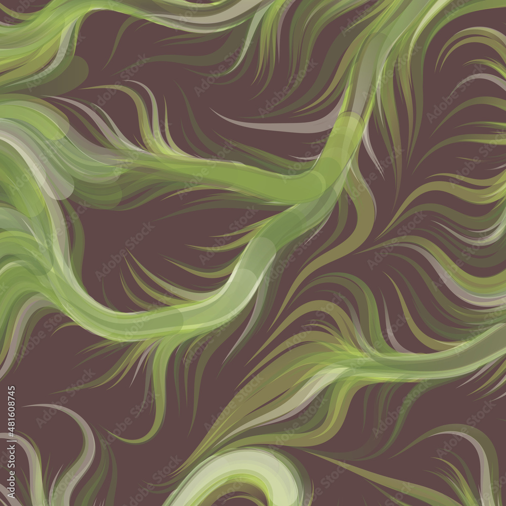 Fototapeta premium Abstract Perlin Noise Geometric Pattern generative computational art illustration